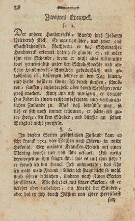 Zweytes Exempel