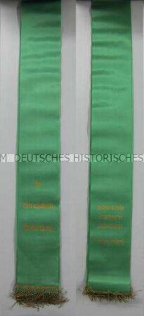 Kranzschleife der Demokratischen Bauernpartei Deutschlands