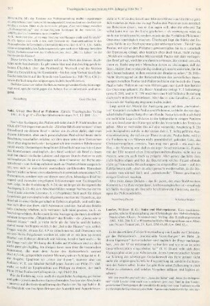 517-518 [Rezension] Suhl, Alfred, Der Brief an Philemon