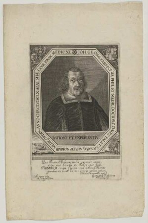 Bildnis des Joh. Georg. Fabricius