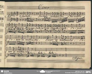 Coro: "Serbate o dei custodi"