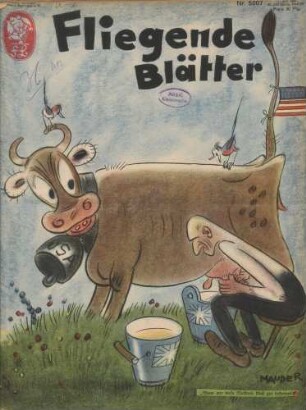 "Wenn mir diese Melkerei bloß gut bekommt!"