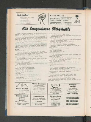 Aus Langenhorns Bücherhalle