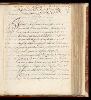 Relation de la mort du roy d‘Angleterre Charles Second