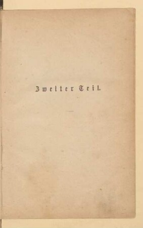 Zweiter Teil