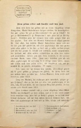Quellen zur Geschichte der Stadt Hof, [2]. Neue Folge: Das Lehenbuch des Burggrafen Johann III. von Nürnberg. Das Landbuch von Hof vom Jahre 1502. Johann Lindners Kirchenordnung von S. Lorenz zu Hof. Chronik der Stadt Hof vom Jahre 1633 - 1643
