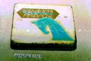 Blechdose für 20 Stück Zigaretten "WENESTI FERVOR"
