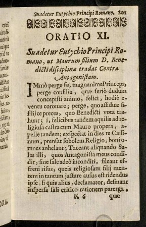 201-226, Oratio XI