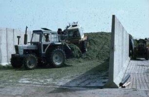 Fotografie: Lagertechnik, Flachsilo, Fahrsilo, Grassilage