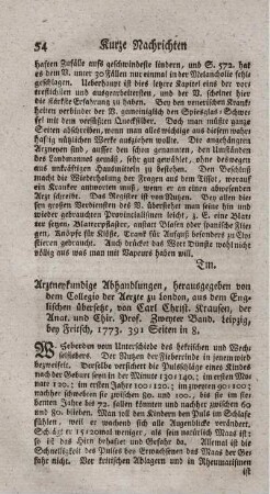 Arzneykundige Abhandlungen. Bd.2.