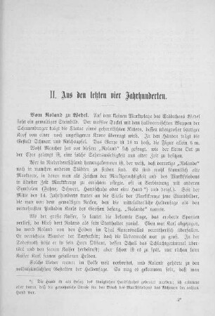 Vom Roland zu Wedel.