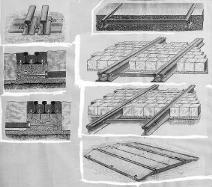 Einbetten von Gleisen : Technikgeschichte | Industrie und Technik | Bahn- und Strassenbau