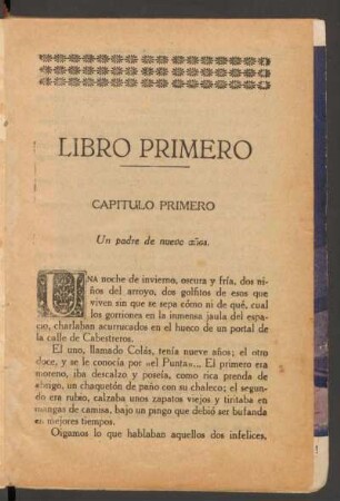 Capítulo primero - Un padre de nuevo años.
