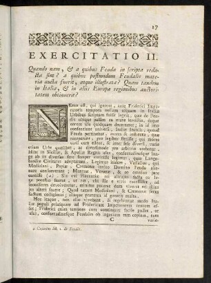 17-35, Exercitatio II.-III.