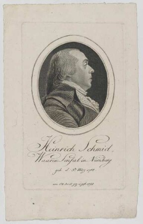 Bildnis des Heinrich Schmid