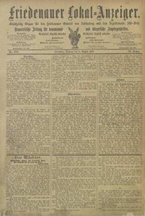Nr. 182, 05.08.1907
