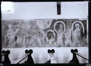 Kirche; Wandbilder nach der Restaurierung