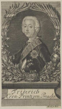 Bildnis von Friderich, Kronprinz von Preußen