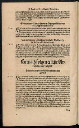 Hernach folgen etliche Artickel vom Diebstall.