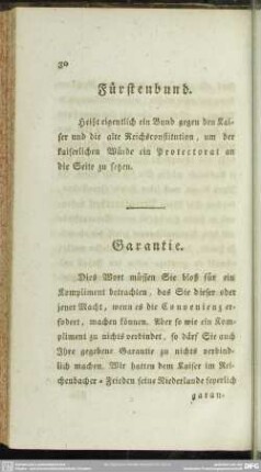 Garantie