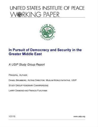 In pursuit of democracy and security in the greater Middle East