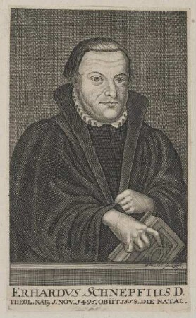 Bildnis des Erhardvs Schnepfius