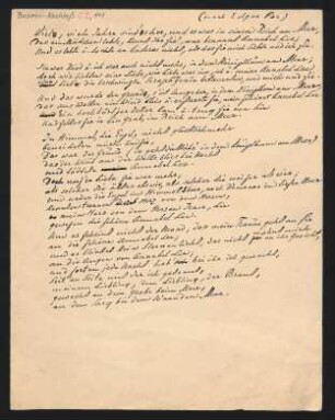 Annabel Lee. Deutsche Übertragung von Ferruccio Busoni