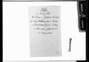Prinzessin Auguste: Konfirmation (1842)