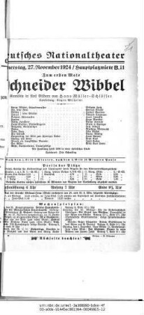 Schneider Wibbel