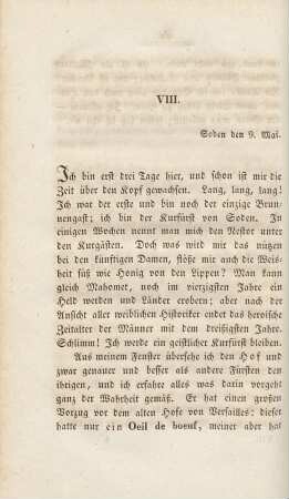 VIII. Soden den 9. Mai