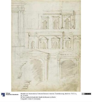 Porta dei Borsari in Verona. Türeinfassung