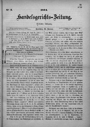 No. 4. 24. Januar 1874