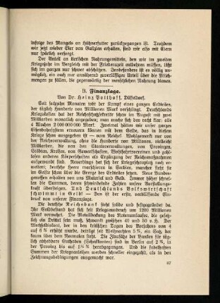 67-73, B. Finanzlage