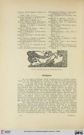 Literarischer Ratgeber des Kunsthandwerks für 1903, [10]: Religion