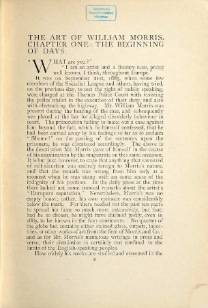 William Morris : his art, his writings and his public life ; a record