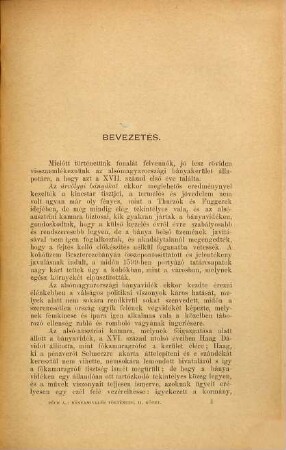 Alsó Magyarország bányamivelésének története, 2. 1600-tól 1650-ig