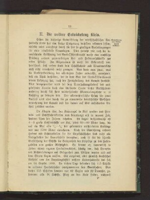 II. Die weitere Entwickelung Kiel's.