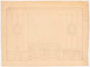 Palais Cohn-Oppenheim, Dessau: Speisesaal: Wandansichten