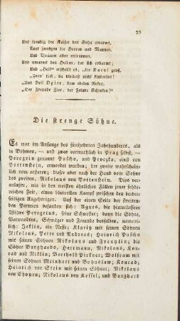 Die strenge Sühne.