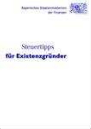 Steuertipps für Existenzgründer