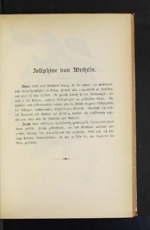 Josephine von Mecheln.