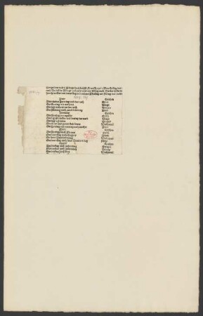 Almanach auf das Jahr 1487