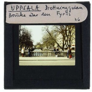 Uppsala, Drottninggatan (Königinstraße) : Nybron Brücke
