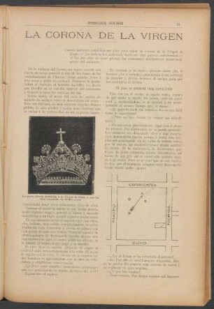 La corona de la virgen