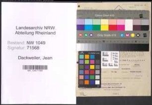 Entnazifizierung Jean Dackweiler , geb. 09.02.1897 (Elektriker)