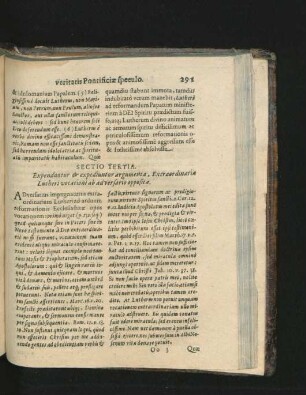Sectio Tertia. Expenduntur & expediuntur argumenta, Extraordinaris Lutheri vocationi ab adversario opposita.