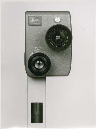 Schmalfilmkamera "Leicina 8S" mit Objektiv "Dygon" der Ernst Leitz GmbH