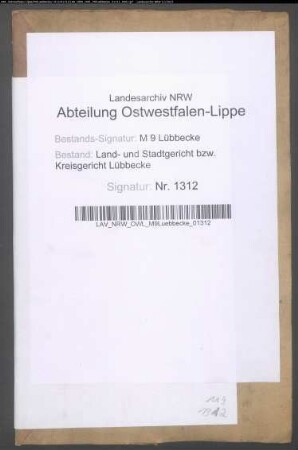 Erblasser: Zerwosky, Henriette Sophie, geb. Daeneke:
