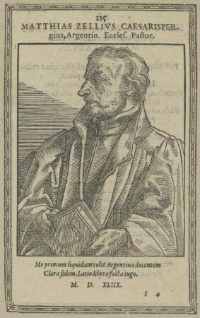 Bildnis des Matthäus Zellius