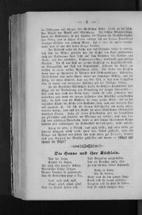 Gedicht: "Die Henne und ihre Küchlein.